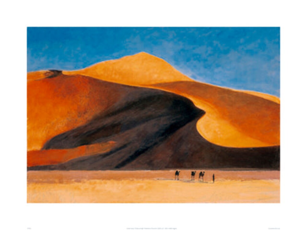 Sahara Desert Art Print by Jonathan Sanders - Large 23.6 x 31.5 Modern Wall Decor